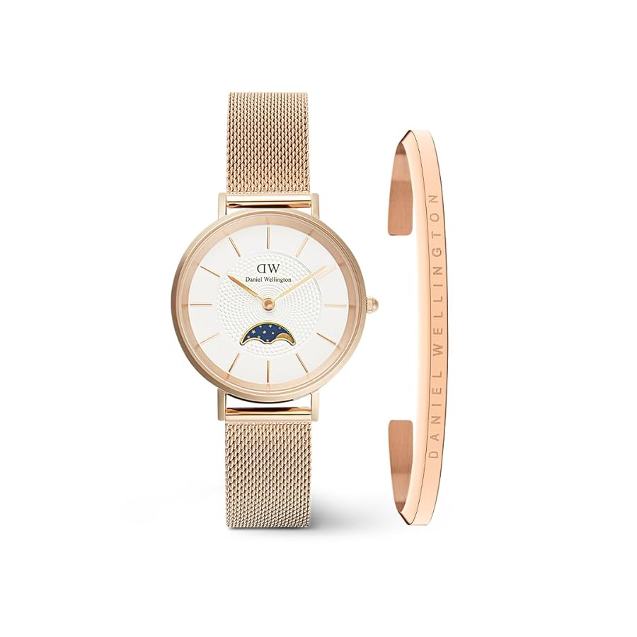 【新品】ダニエルウェリントン　腕時計 ゴールド/ホワイト　バングルセット Daniel Wellington ダニエルウェリントン バングル 腕時計